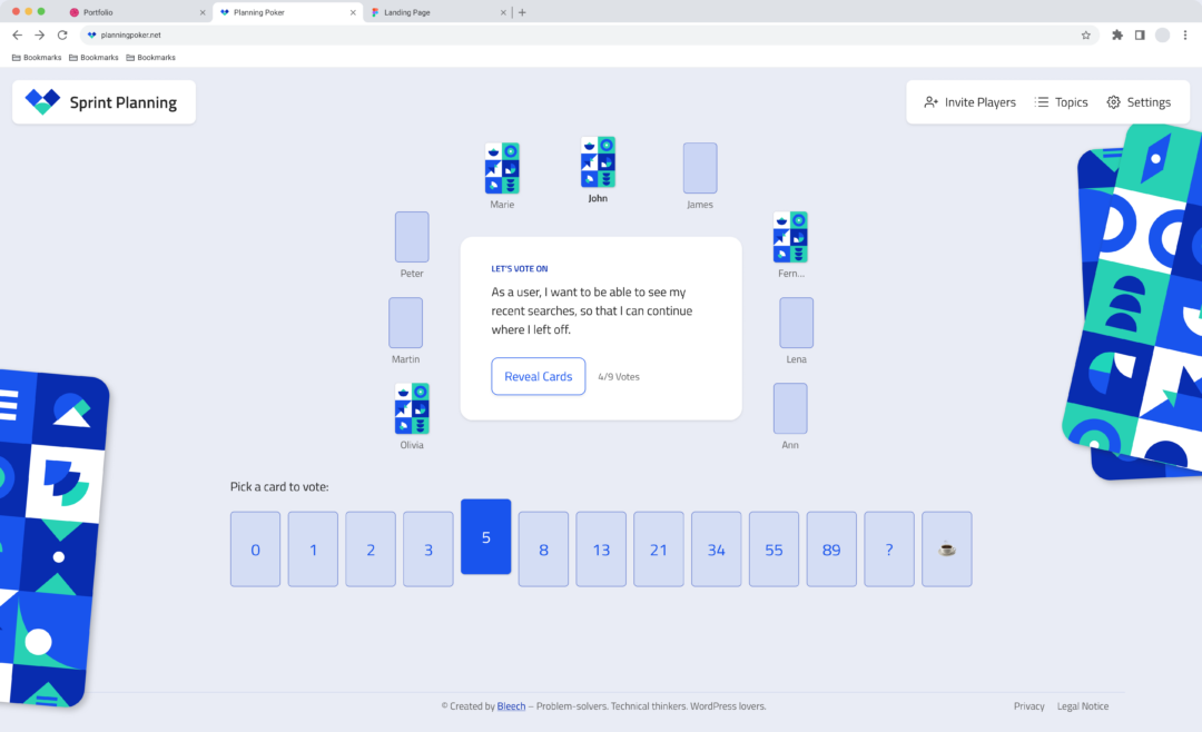 PlanningPoker_RunningGame