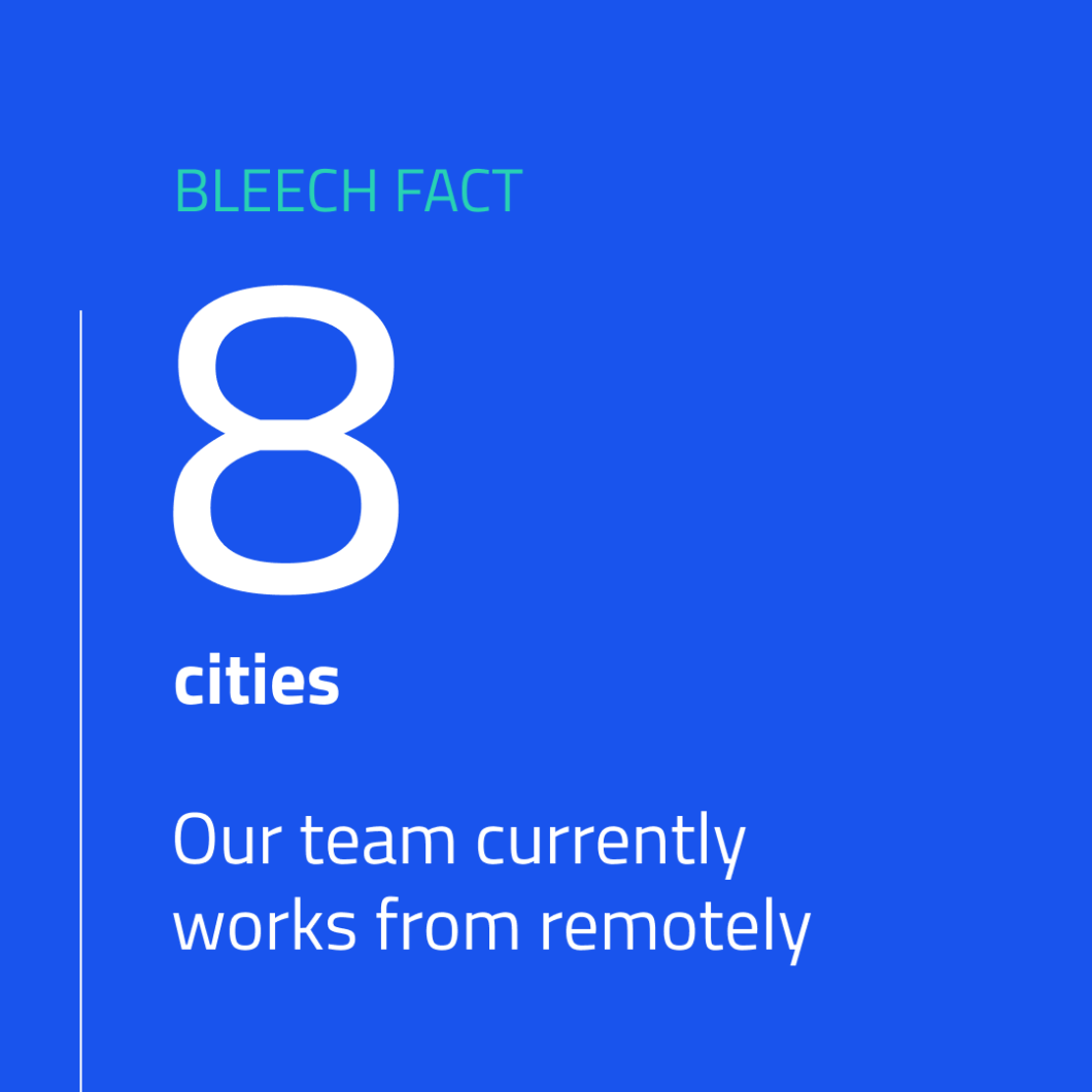 8 cities our team currently works from remotely