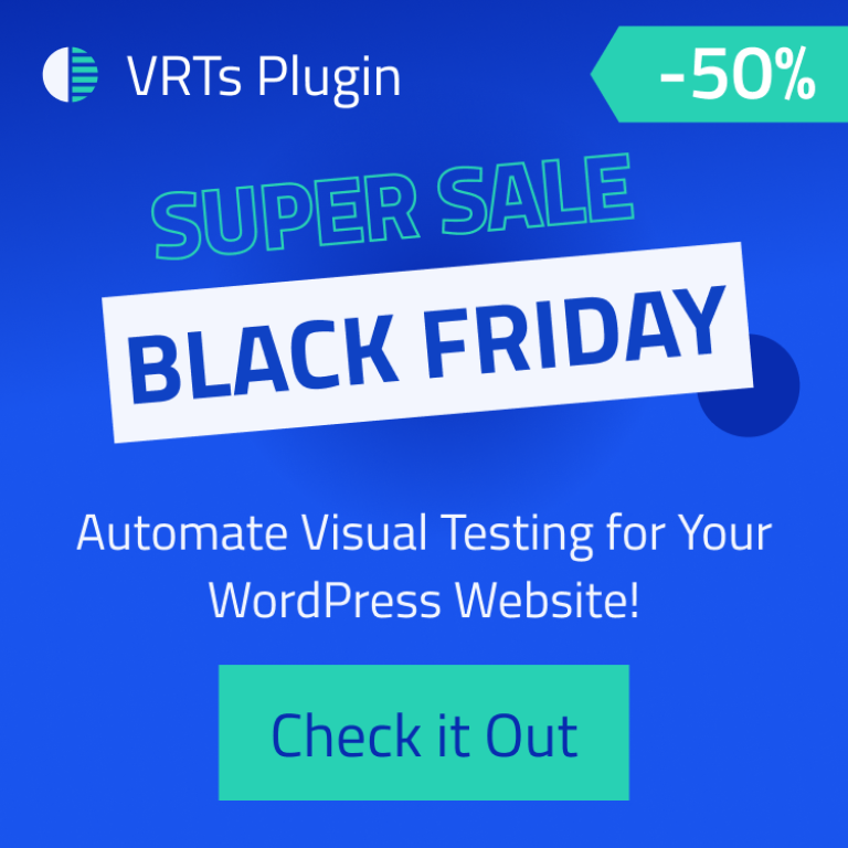 VRTs Black Friday Sale